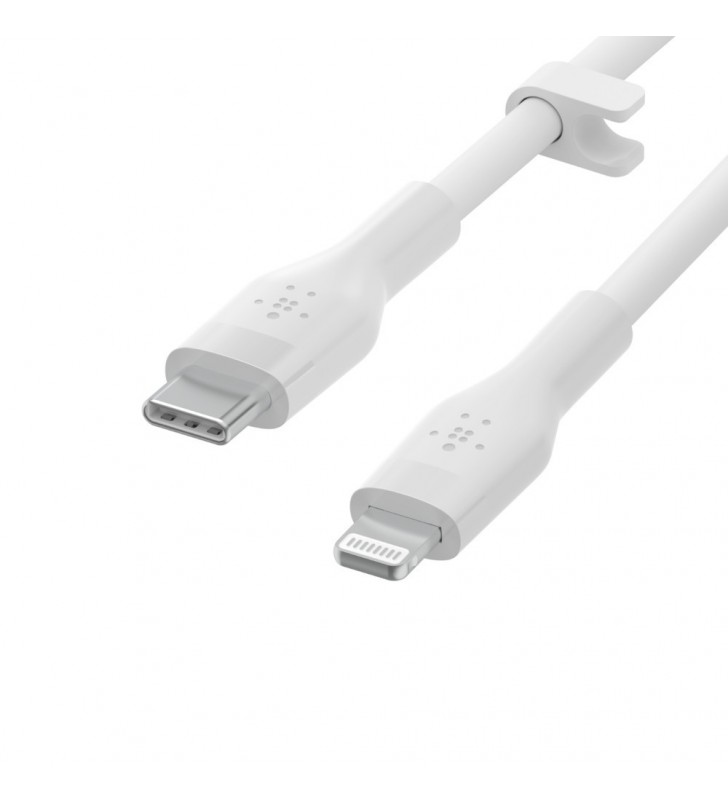 Belkin Cbl Silicone USB-C LTG 3M blc cabluri USB USB C USB C/Lightning Alb