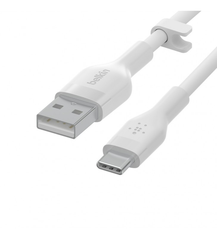Belkin BOOST↑CHARGE Flex cabluri USB 3 m USB 2.0 USB A USB C Alb