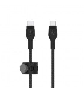 Belkin BOOST↑CHARGE PRO Flex cabluri USB 2 m USB 2.0 USB C Negru