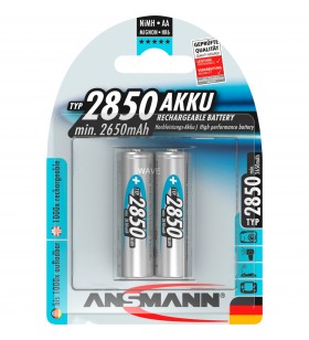 Ansmann  2850mAh, baterie (albastru, 2x AA (mignon))