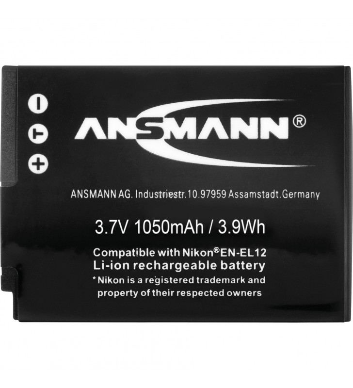 Ansmann  A-Nik ENEL 12, baterie camera (echivalent cu Nikon ENEL12)