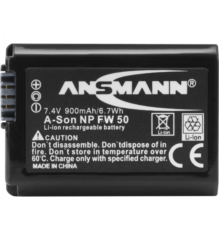 Ansmann  A-Son NP FW50, baterie camera (corespunde cu Sony NP FW50)
