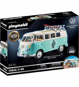 PLAYMOBIL  70826 Volkswagen T1 Camping Bus - Ediție Specială, jucărie de construcție