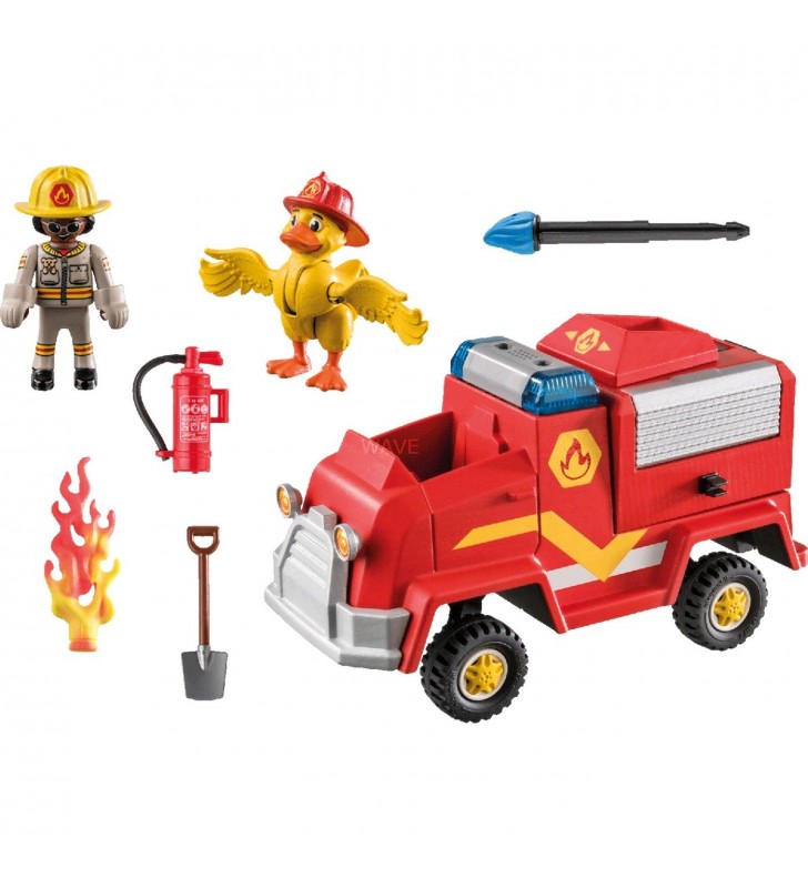 PLAYMOBIL  70914 DUCK ON CALL - mașină de pompieri, jucărie de construcție