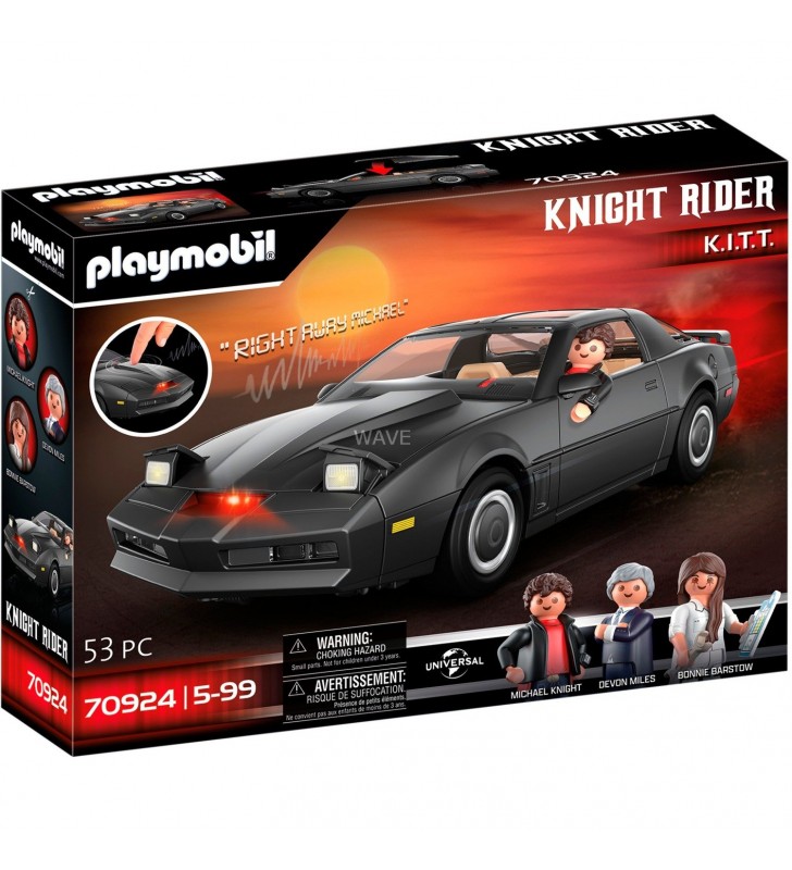 PLAYMOBIL  70924 Knight Rider - KITT, jucărie de construcție
