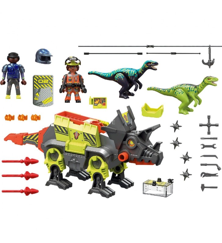 PLAYMOBIL  70928 Jucărie de construcție cu mașină de luptă Robo-Dino