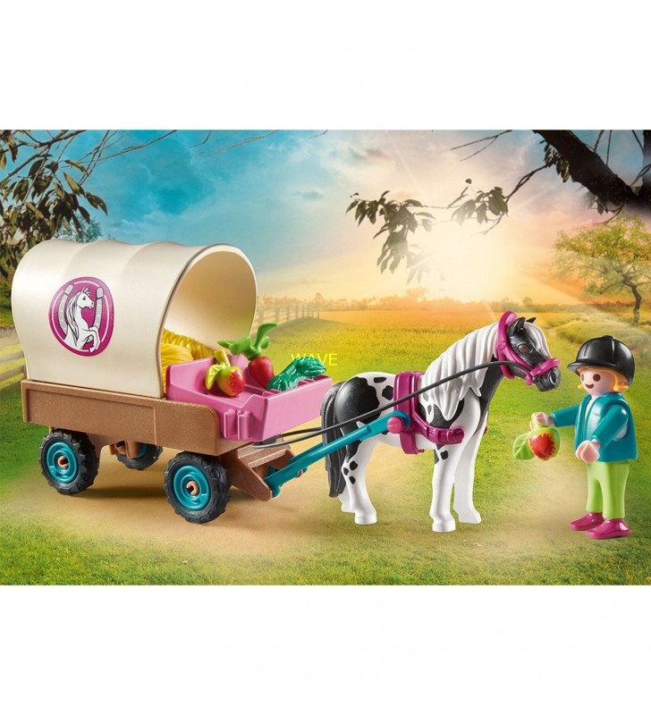 PLAYMOBIL  70998 Jucărie de construcție cu cărucior de ponei