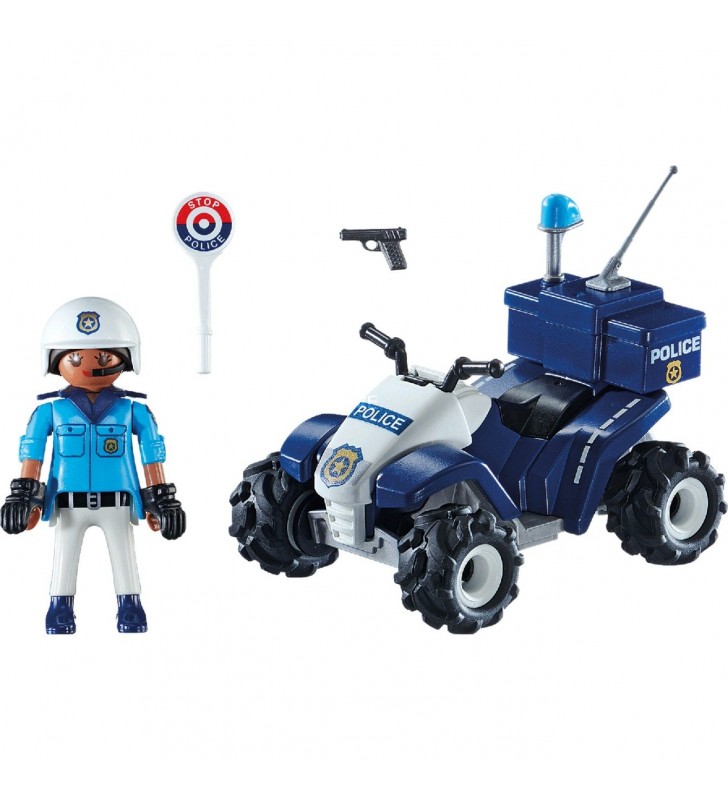 PLAYMOBIL  71092 Jucărie de construcție cu patru viteze de poliție