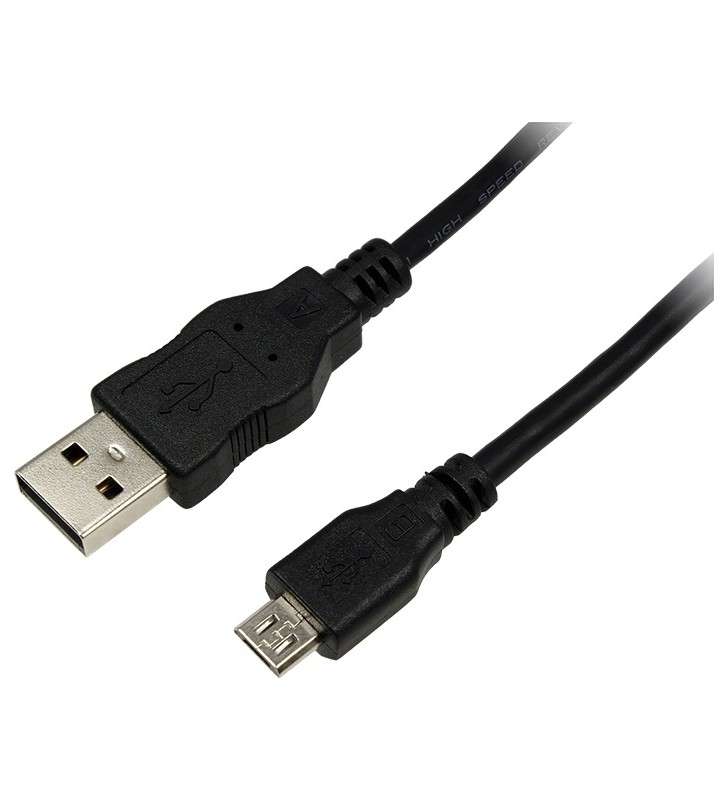 CABLU USB2.0 la Micro-USB  LOGILINK  3m, (AM/BM), black, "CU0059"