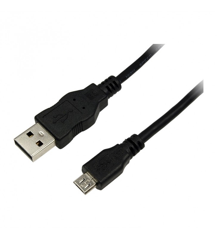USB 2.0 Cable, AM to Micro BM, black, 5m "CU0060"