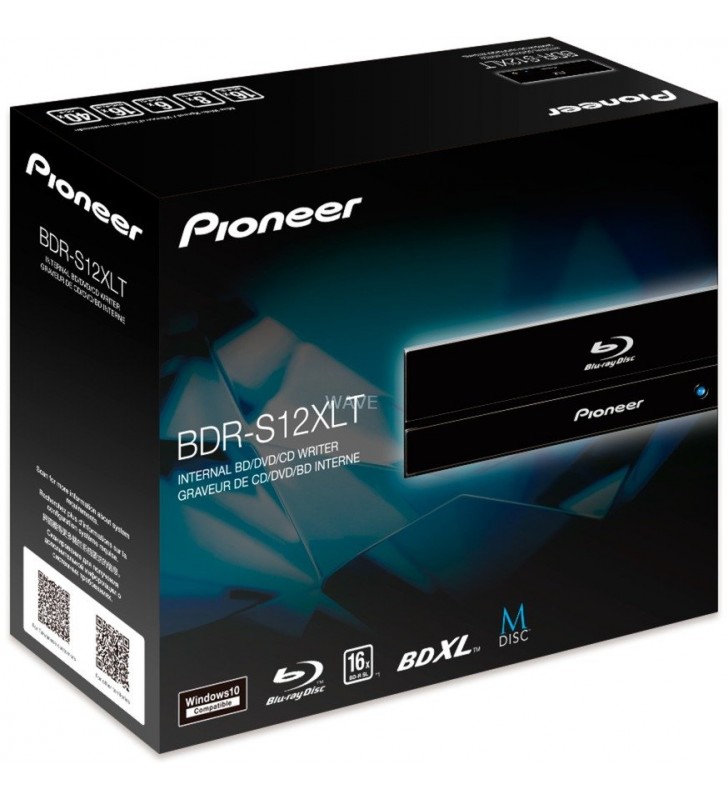 Pioneer  BDR-S12XLT, arzător Blu-ray (negru, M-DISC)