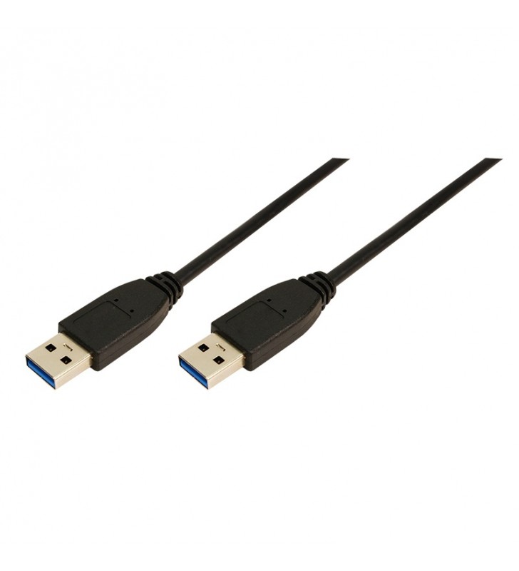 USB 3.0 Cable, AM to AM, black, 1m "CU0038"