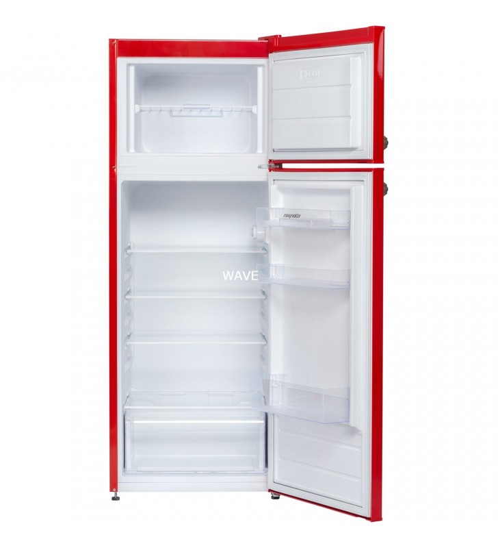 Respecta  KS 144 VR, combinatie frigider/congelator (roșu)