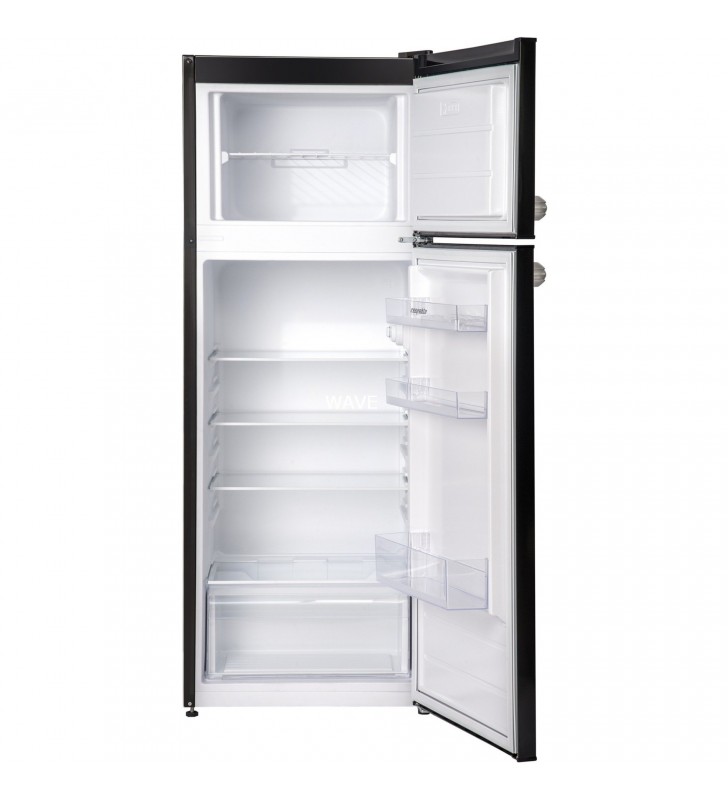 Respekta  KS 144 VS, combinatie frigider/congelator (negru)
