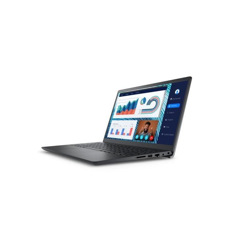 Notebook Dell Vostro 3420, 14" Full HD, Intel Core i7-1165G7, RAM 16GB, SSD 512GB, Windows 11 Pro, Negru