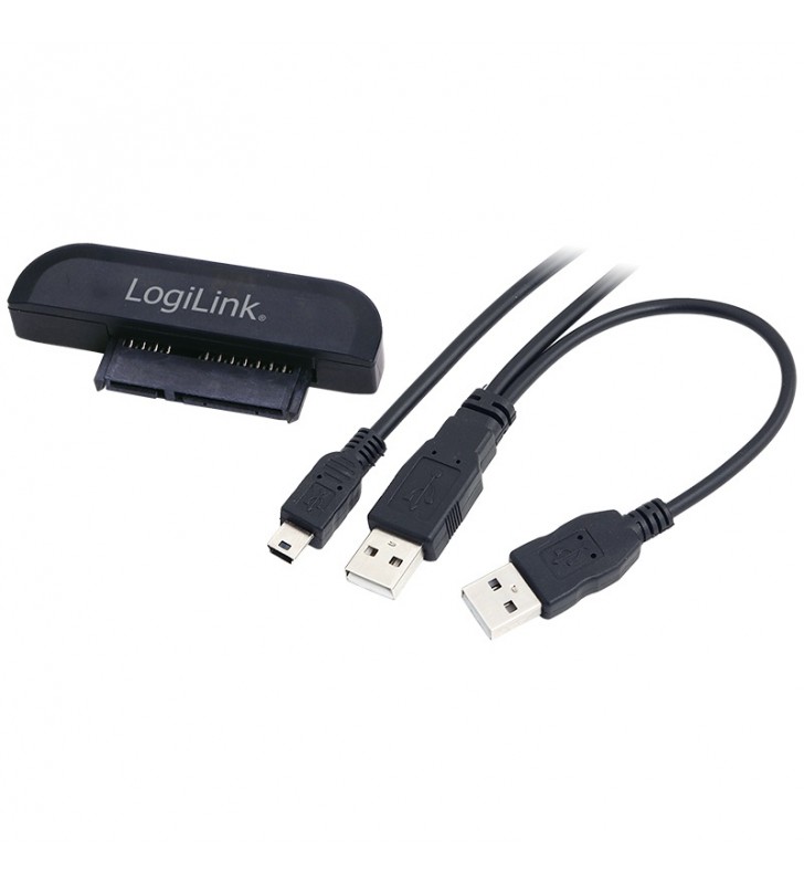 USB Adapter, Logilink, USB 2.0 AM to SATA, for 2.5" HDD/SSD "AU0011A"