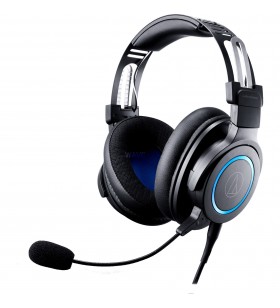 Căști pentru jocuri Audio Technica  ATH-G1 (negru/albastru, mufă de 3,5 mm)