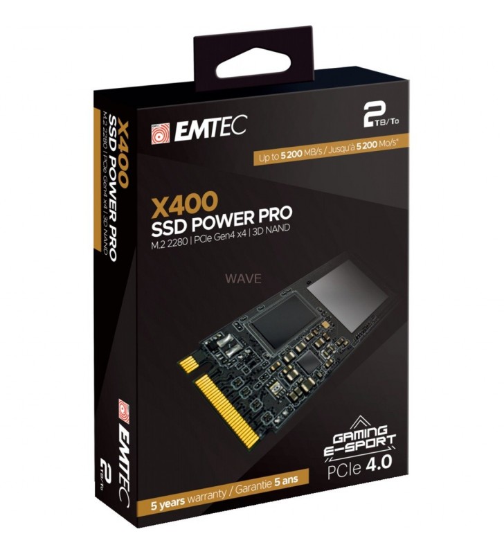 Emtec  X400 SSD Power Pro 2TB (PCIe 4.0 x4, NVMe, M.2 2280)