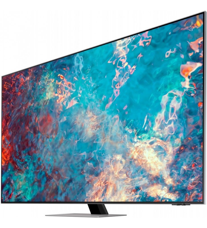 Televizor LED Samsung Smart TV Neo QLED 85QN85A Seria QN85A 214cm argintiu-negru 4K UHD HDR