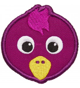 Affenzahn  Velcro Badge Bird, Patch (Violet)