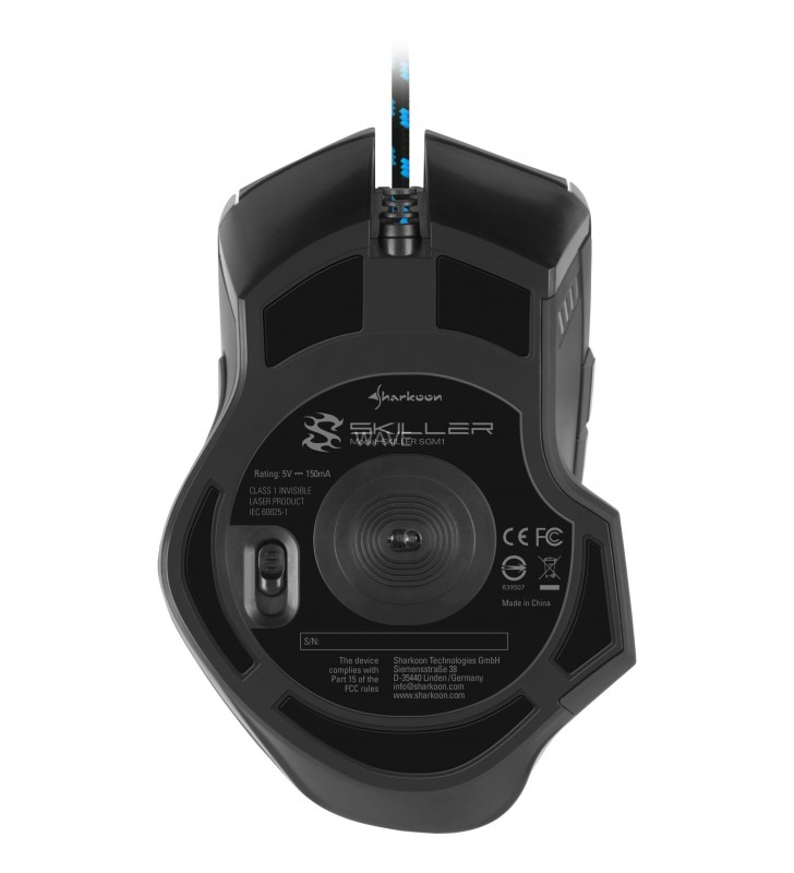 Mouse pentru jocuri Sharkoon  SKILLER SGM1 (negru)