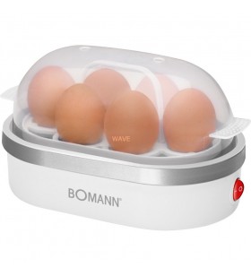 Aparat de gătit ouă Bomann  EK 5022 CB (argintiu alb)