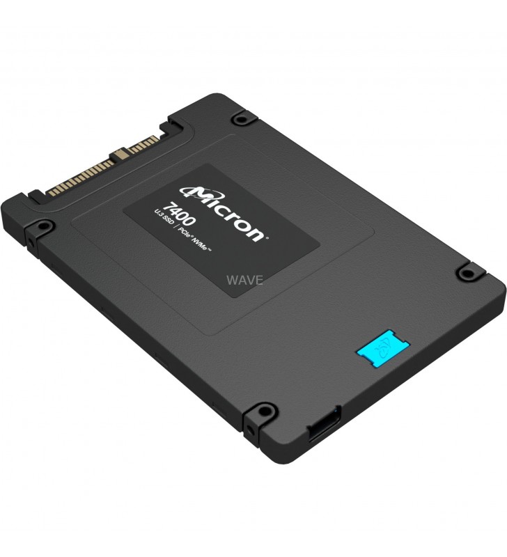 Micron  7400 PRO 960GB, SSD (negru, PCIe 4.0 x4, NVMe 1.4, U.3)