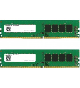 Mushkin Essentials – DDR4 Desktop DRAM – 64GB (2x32GB) UDIMM Memory Kit – 2933MHz (PC4-23400) CL-21 – 288-pin 1.2V PC RAM – Dual-Channel – Low-Voltage – (MES4U293MF32GX2)