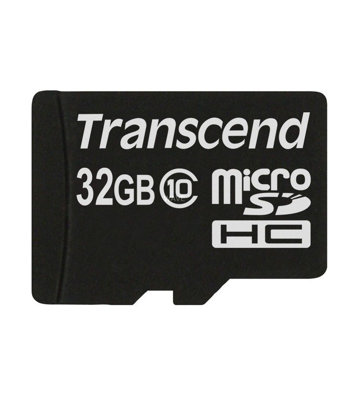 Card microSDHC Transcend  de 32 GB, card de memorie (negru, clasa 10)