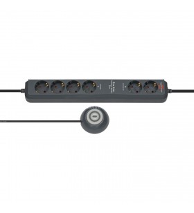 Brennenstuhl  Eco-Line Comfort Switch Plus EL CSP 24, multiplă (antracit, bandă de priză cu 6 căi)