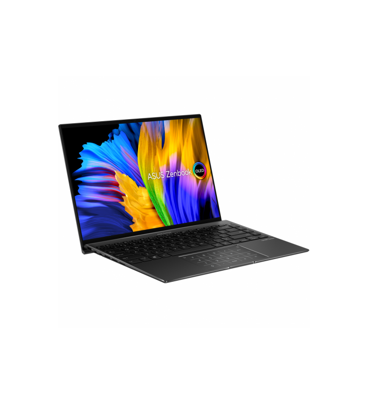 Laptop ASUS Zenbook 14X OLED UM5401QA-L7224W, AMD Ryzen 7 5800H, 14inch, RAM 16GB, SSD 1TB, AMD Radeon Graphics, Windows 11, Jade Black