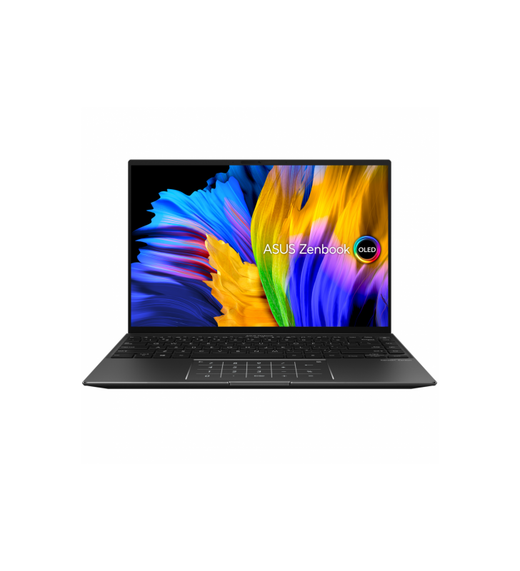 Laptop ASUS Zenbook 14X OLED UM5401QA-L7224W, AMD Ryzen 7 5800H, 14inch, RAM 16GB, SSD 1TB, AMD Radeon Graphics, Windows 11, Jade Black