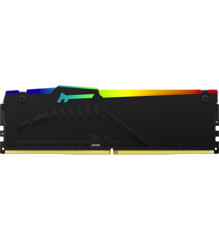 Memorie Kingston FURY Beast RGB Black 16GB DDR5 5600MHz CL40