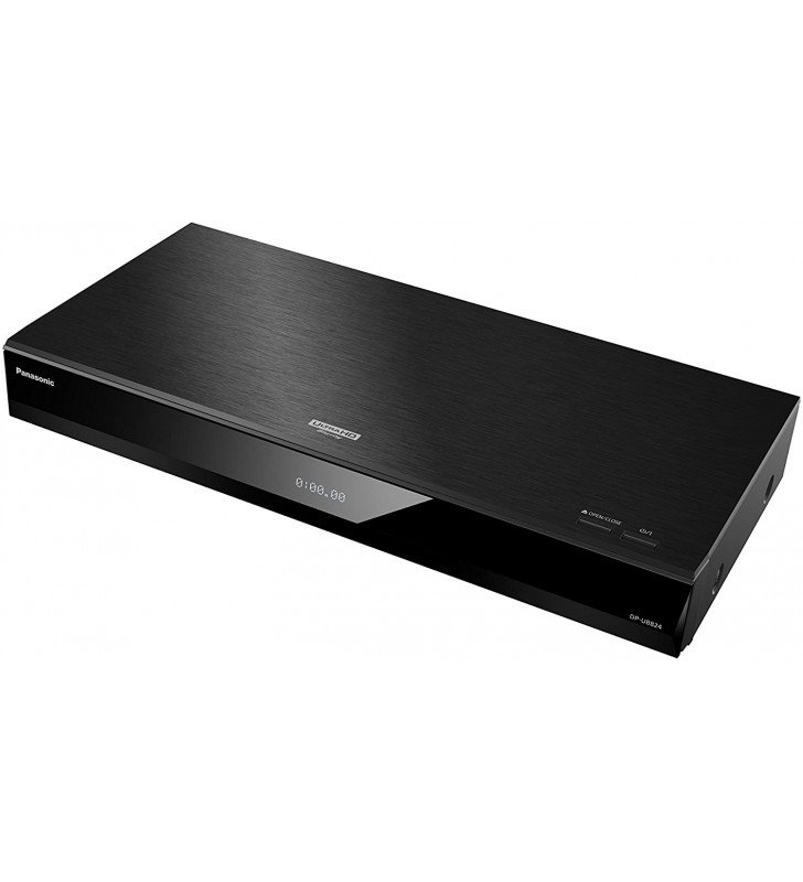 Panasonic DP-UB824EGK UHD Blu-ray Player (4K Blu-ray Disc, 4K VoD, 2x HDMI, USB, 7.1 Analogue Outputs)