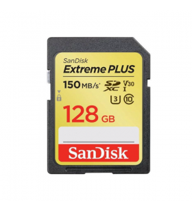 EXTREME PLUS 128GB SDXC MEMORY/CARD 190MB/S 90MB/S UHS-I CL. 10