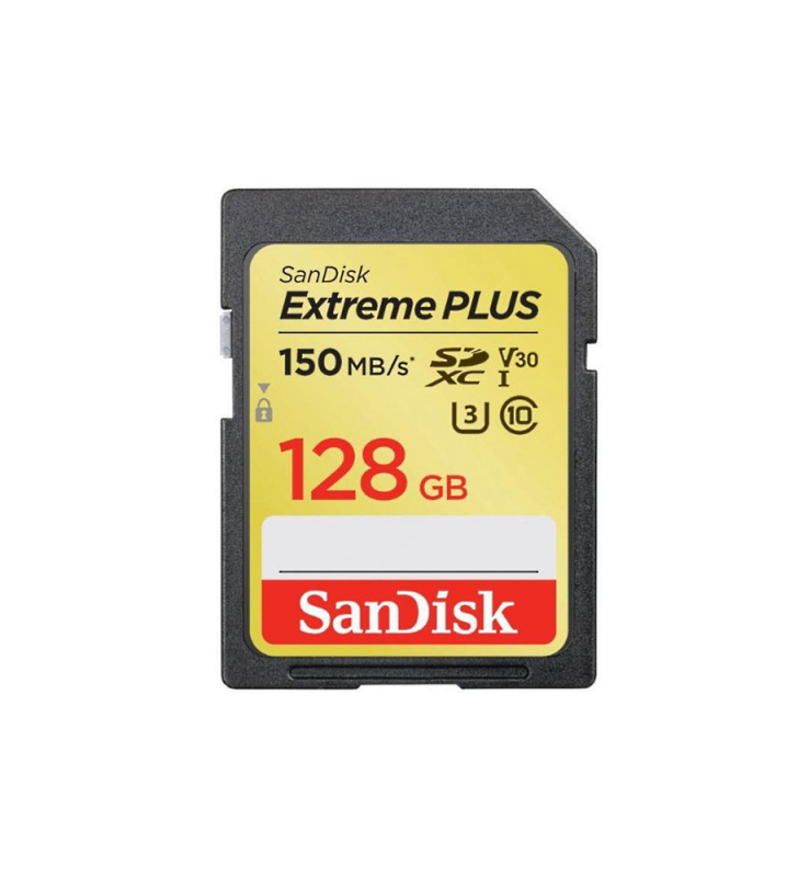 EXTREME PLUS 128GB SDXC MEMORY/CARD 190MB/S 90MB/S UHS-I CL. 10