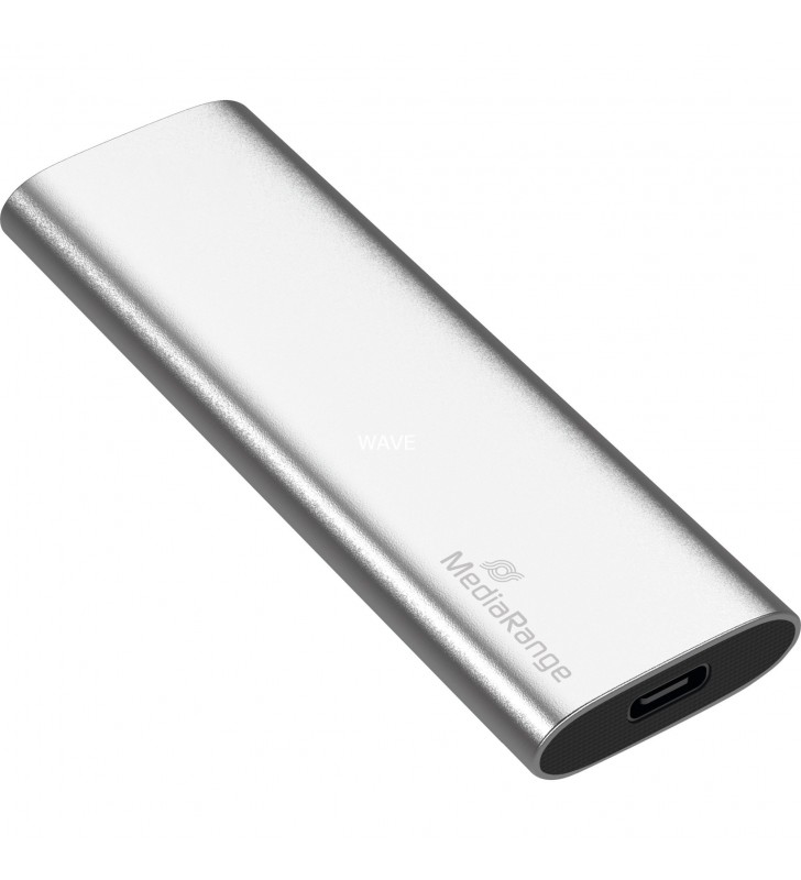 MediaRange 480 GB  , SSD extern (argintiu, USB-C 3.2 Gen 2 (10 Gbps))
