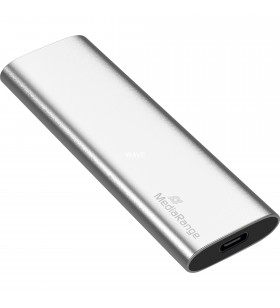 MediaRange 240 GB  , SSD extern (argintiu, USB-C 3.2 Gen 2 (10 Gbps))