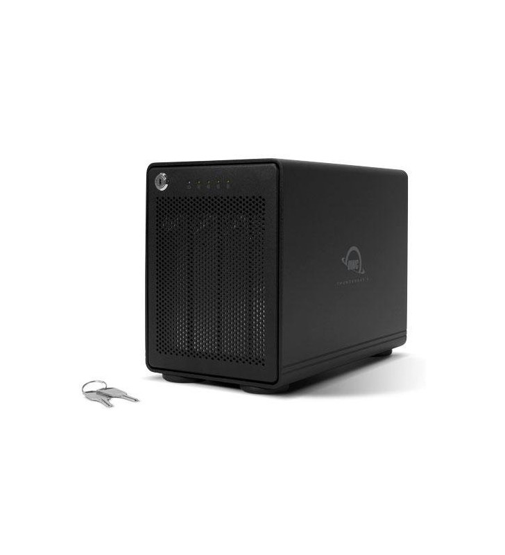 Four-Bay Thunderbolt 3 External Storage Enclosure for 2.5-inch or 3.5-inch SATA Drives