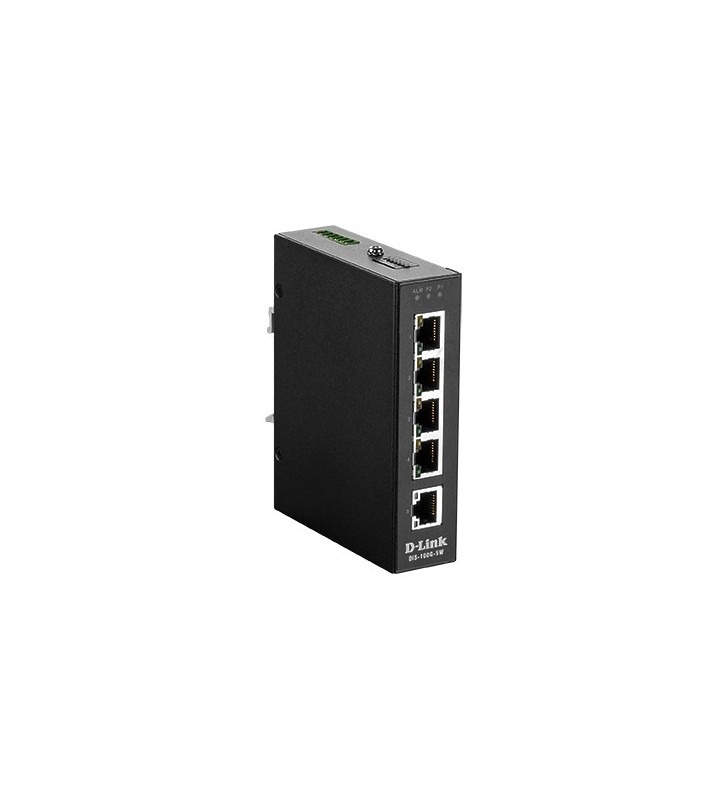 D-Link DIS‑100G‑5W Fara management L2 Gigabit Ethernet (10/100/1000) Negru