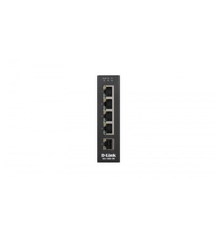 D-Link DIS‑100G‑5W Fara management L2 Gigabit Ethernet (10/100/1000) Negru