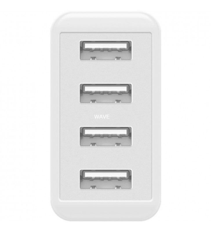 Încărcător USB cu 4 căi goobay  (30W) alb (Alb)