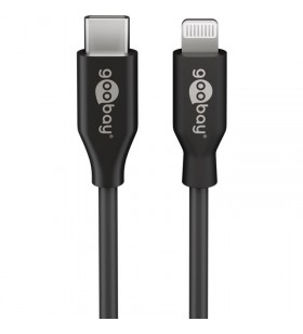 Cablu de încărcare și sincronizare goobay  Lightning USB-C (negru, 50 cm)