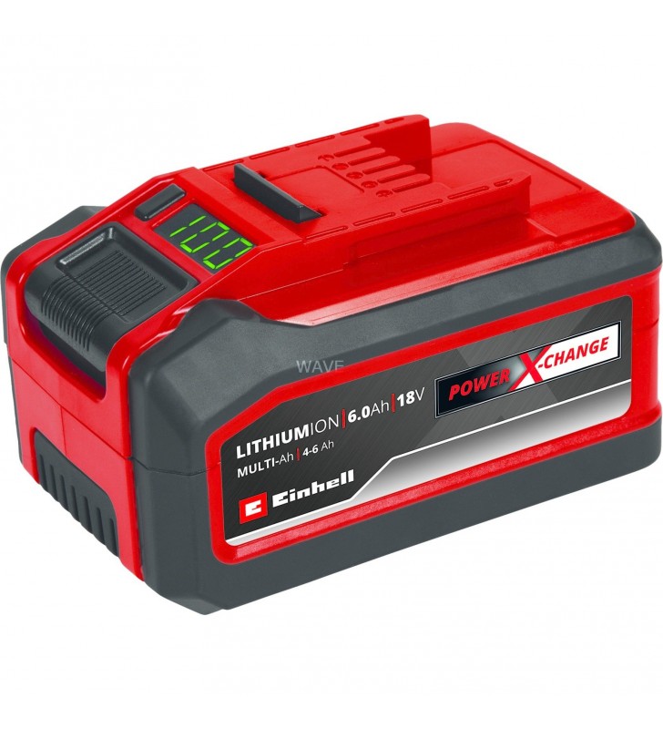 Einhell  Power X Schimbați bateria 18V 4Ah (Roșu Negru)