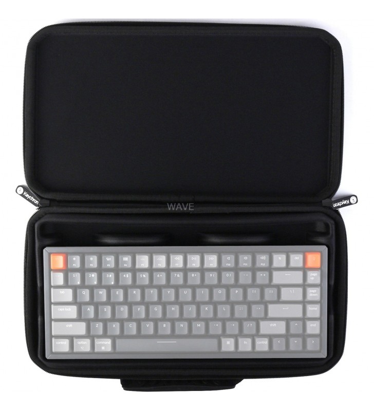 Keychron  K6 (65%) Husă de transport pentru tastatură, geantă (negru, cadru din plastic)