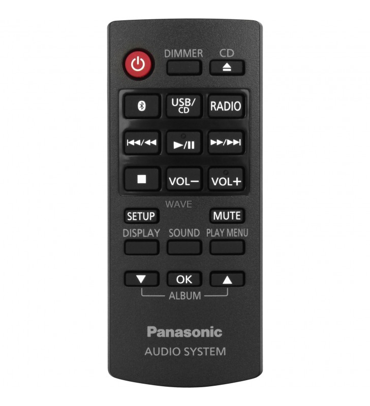 Panasonic  SC-PM250EG-K, sistem compact (negru, Bluetooth, CD, MP3)