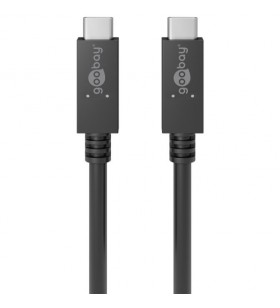 Cablu de incarcare si sincronizare goobay  USB-C 3.2 PD 100W (negru, 1 metru)