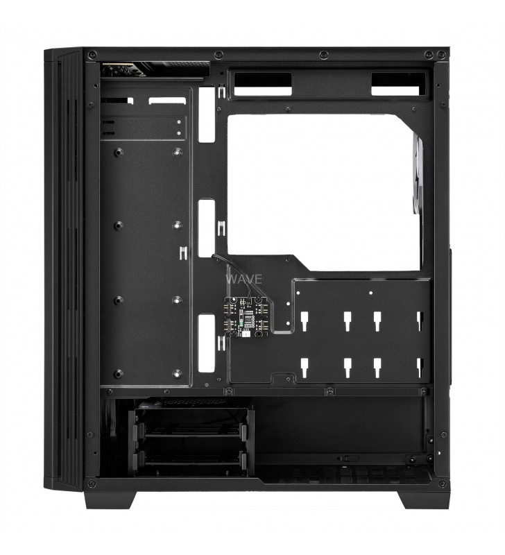 Sharkoon  RGB LIT 200, carcasă turn (negru, panou frontal și lateral din sticlă securizată)