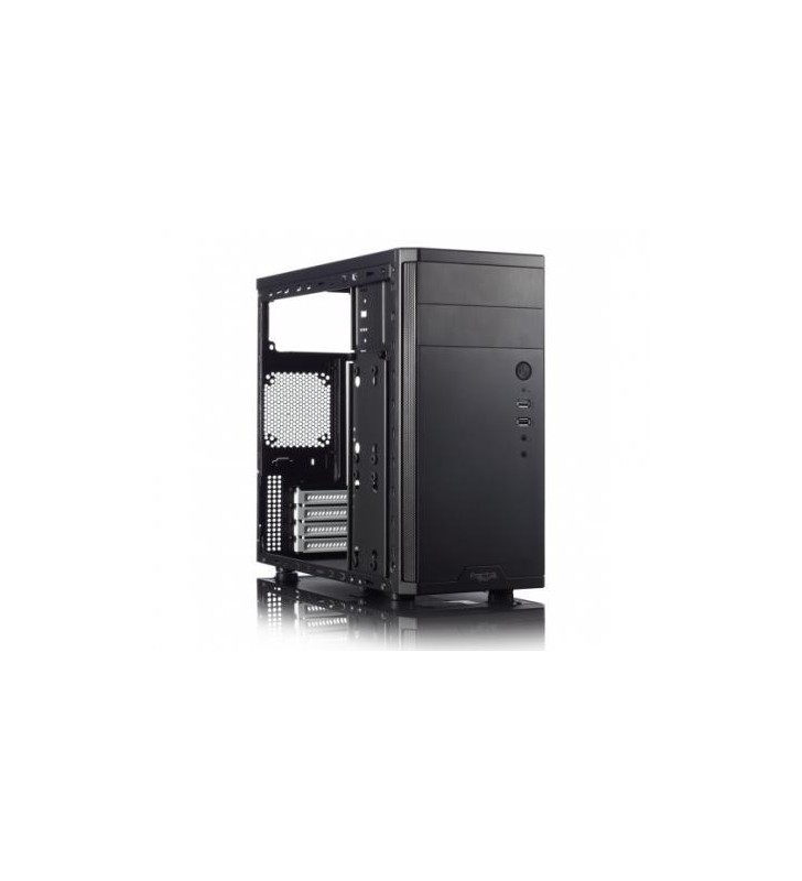 Carcasa PC Fractal Design Core 1100 (FD-CA-CORE-1100-BL), Micro ATX (uATX), Mini ITX, Negru