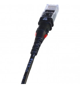 Cablu de corecție Patchsee  TP-6A-U/2 (negru, 60 cm)